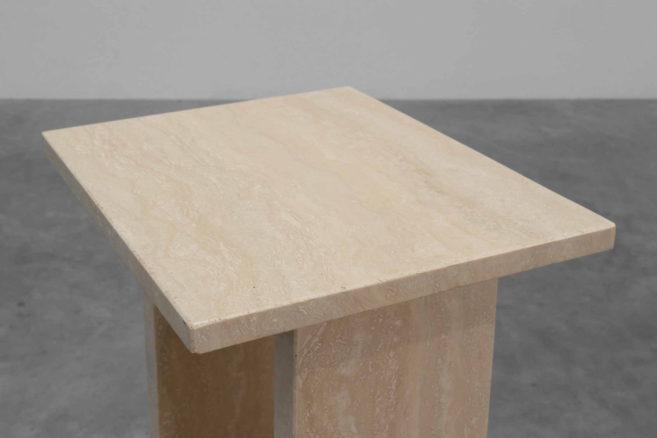 Mid-Century Travertine Console, Belgium 1980sthumbnail